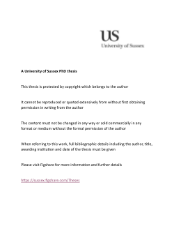 University of Sussex research repository - Browse