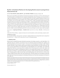 RayNet: a simulation platform for developing reinforcement learning-driven network protocols