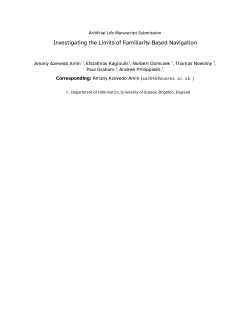Investigating the limits of familiarity-based navigation