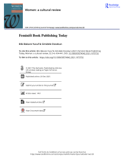 Feminist Book Publishing Today