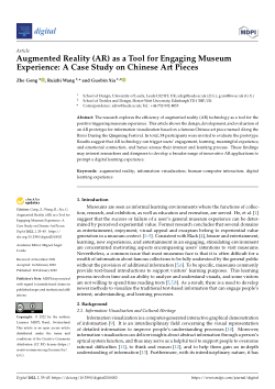 Augmented Reality (AR) as a tool for engaging museum experience: a case study on Chinese art pieces