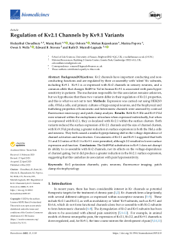 Regulation of Kv2.1 channels by Kv9.1 variants