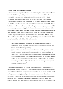 Trees on screen: materiality and symbolism