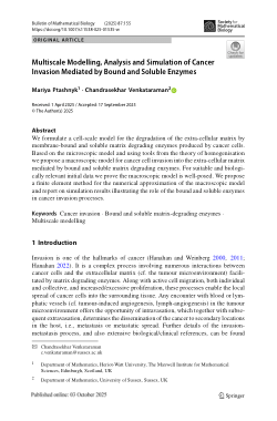 Multiscale modelling, analysis and simulation of cancer invasion mediated by bound and soluble enzymes