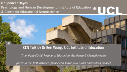 Post-COVID Recovery: Education, Resilience & Mental Health