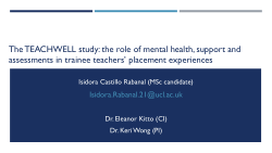 Teachwell Summary April 2022 UCL Education Conference Presentation