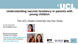 VaxPac Study: UK Report