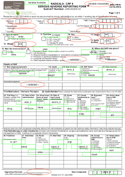 Data pack for the RCT RADICALS: Radiotherapy and androgen deprivation in combination after local surgery