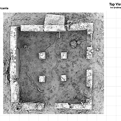 Plans of a 3D Model of the Mosque 3 at Kua Ruins