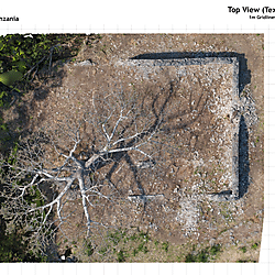 Plans of a 3D Model of the Mosque 6 at Kua Ruins