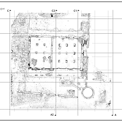 Plans of a 3D Model of the Great Mosque 2010 at Gede