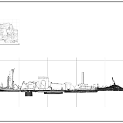 Elevations of a 3D Model of the Palace 2010 at Gede