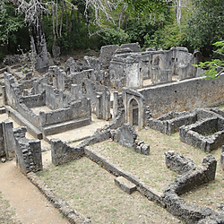 Geospatial data of the Gede heritage site