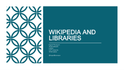 Presentation to library managers at the Western Cape Department of Cultural Affairs