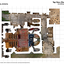 Plans of the Gallery in Haghpat Monastery