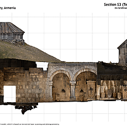 Sections of the Gallery in Haghpat Monastery