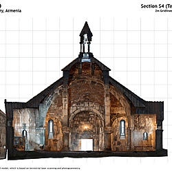 Sections of the Gavit Narthex in Haghpat Monastery