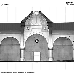 Sections of the Hamazasp Building in Haghpat Monastery