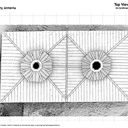 Plans of the Refectory in Haghpat Monastery