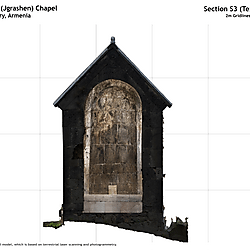 Sections of the St Astvatsatsin Jgrashen Chapel in Haghpat Monastery