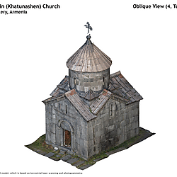 Oblique Views of the St Astvatsatsin Khatunashen Church in Haghpat Monastery