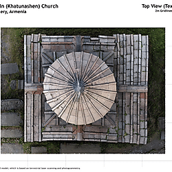 Plans of the St Astvatsatsin Khatunashen Church in Haghpat Monastery