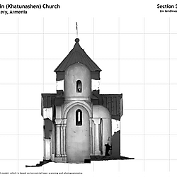 Sections of the St Astvatsatsin Khatunashen Church in Haghpat Monastery