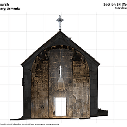 Sections of the St Grigory Church in Haghpat Monastery