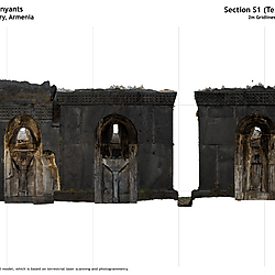 Sections of the Tomb of Oukhanyants in Haghpat Monastery