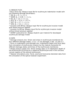 Software code and data for “In silico analysis of the invasion mechanics and invasiveness of the plasmodium falciparum merozoite"