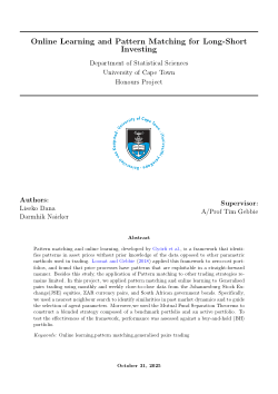 Online Learning and Pattern Matching for Long-Short Investing: Generalised Pairs Trading Across South African Asset Classes