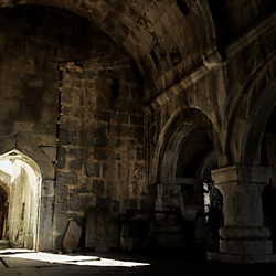 Screenshots of a 3D Model at the Sanahin Monastery heritage site