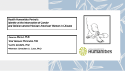Identity at the Intersection of Gender and Religion among Mexican-American Women in Chicago PowerPoint presentation