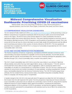 Midwest Comprehensive Visualization Dashboards: Prioritizing COVID-19 vaccinations