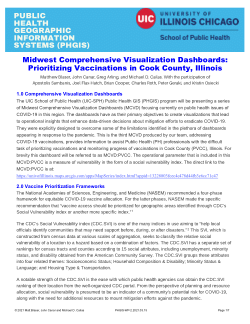 MCVD: Prioritizing Vaccinations in Cook County, Illinois