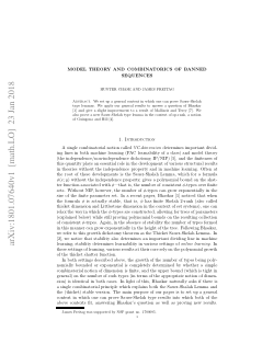MODEL THEORY AND COMBINATORICS OF BANNED SEQUENCES