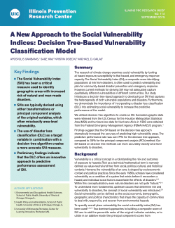 A New Approach to the Social Vulnerability Indices: Decision Tree-Based Vulnerability Classification Model