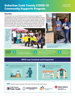 Suburban Cook County COVID-19 Community Supports Program