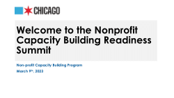 Nonprofit Capacity Building Readiness Summit March 2023