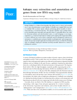 kakapo: easy extraction and annotation of genes from raw RNA-seq reads