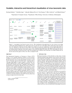 Scalable, interactive and hierarchical visualization of virus taxonomic data
