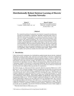 Distributionally Robust Skeleton Learning of Discrete Bayesian Networks