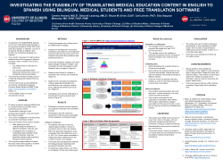 Investigating the Feasibility of Translating Free Medical Education Content in English to Spanish Using Bilingual Medical Students and Free Translation Software