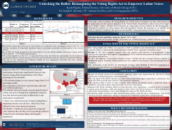 Unlocking the Ballot: Reimagining the Voting Rights Act to Empower Latino Voices