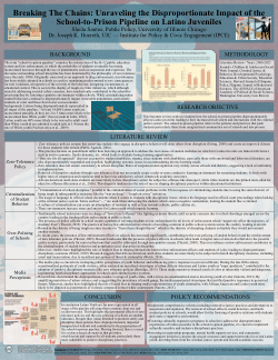 Breaking the Chains: Unraveling the Disproportionate Impact of the School-to-Prison Pipeline on Latino Juveniles