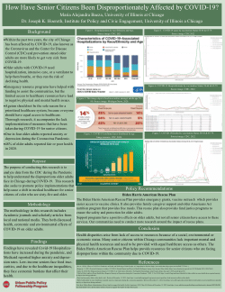 How Have Senior Citizens Been Disproportionately Affected by COVID-19?