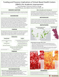 Funding and Presence Implications of School-Based Health Centers (SBHCs) for Academic Improvement