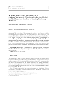 A Stable High-Order Perturbation of Surfaces/Asymptotic Waveform Evaluation Method for the Numerical Solution of Grating Scattering Problems