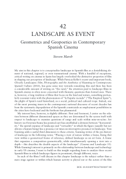 Landscape as Event