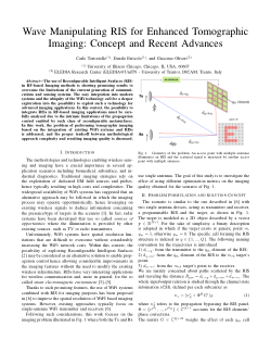 Wave Manipulating RIS for Enhanced Tomographic Imaging: Concept and Recent Advances